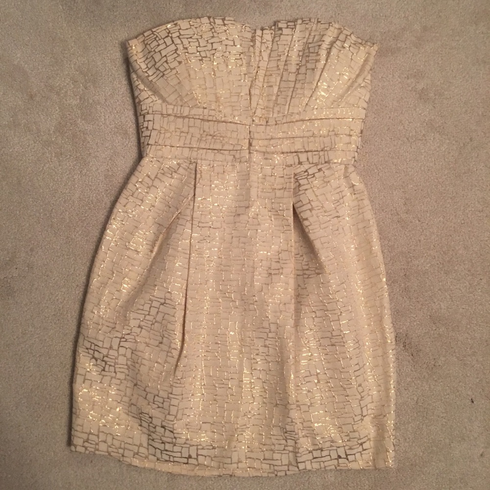 Max & Cleo Strapless Part Dress